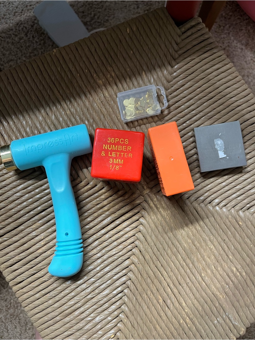 Turquoise ImpressArt Jewelry Stamping Hammer